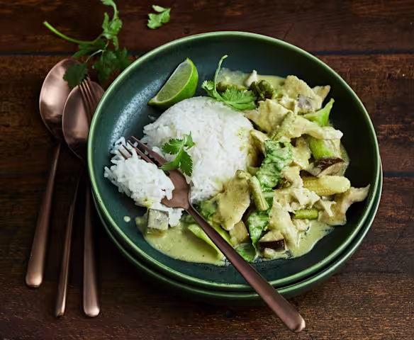 Pollo al Curry Verde